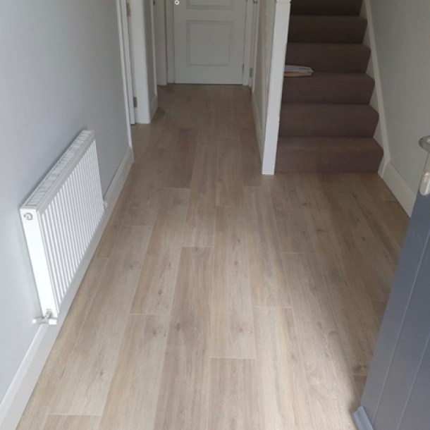 laminate in hall