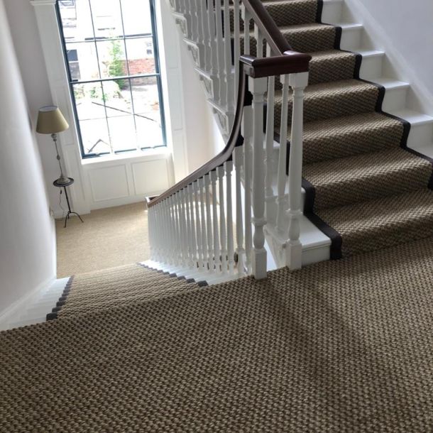 Silver Bubble Sisal Carpet Fitted South Dublin